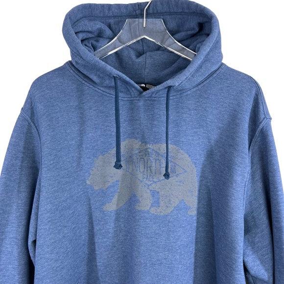 The North Face Other - The North Face Blue Hoodie Pullover Sweatshirt Men’s XXL Bear 1966 graphic